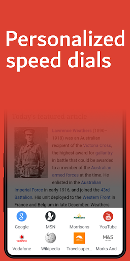 Carbon: Super Fast Browser - عکس برنامه موبایلی اندروید