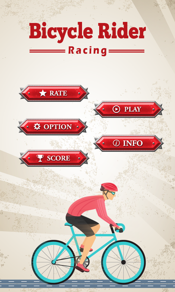 Bicycle Rider Racing - Gameplay image of android game