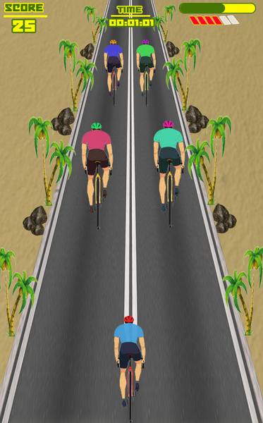 Bicycle Rider Racing - Gameplay image of android game