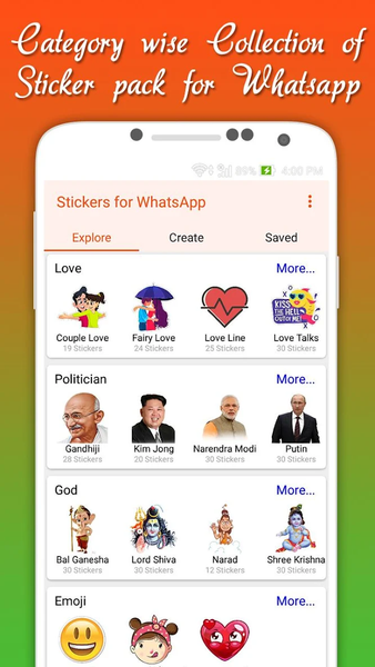 Stickers for WAStickerApps - P - عکس برنامه موبایلی اندروید