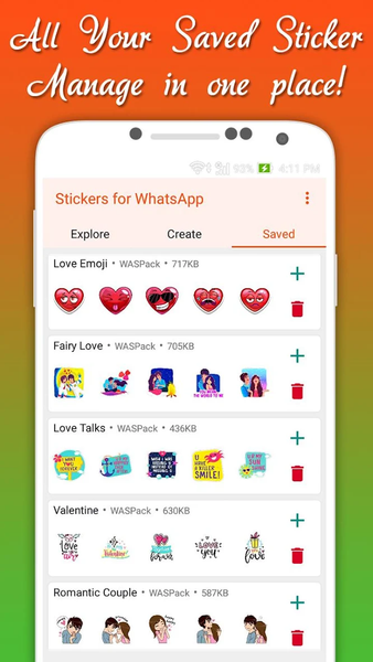 Stickers for WAStickerApps - P - Image screenshot of android app