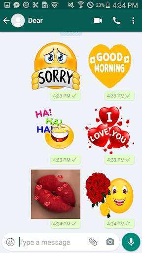 IKiss Love Stickers - Free WaAppStickers - Image screenshot of android app