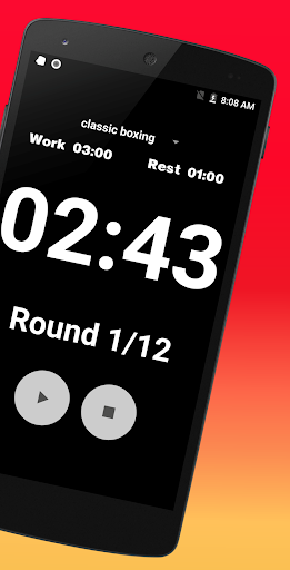 Boxing Interval Timer - Image screenshot of android app