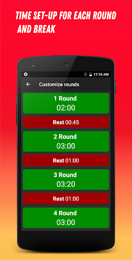 Boxing Interval Timer - Image screenshot of android app
