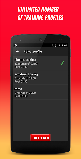 Boxing Interval Timer - Image screenshot of android app