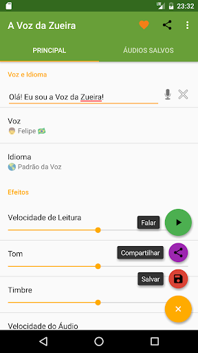 Zueira’s Voice: Text to Speech - عکس برنامه موبایلی اندروید