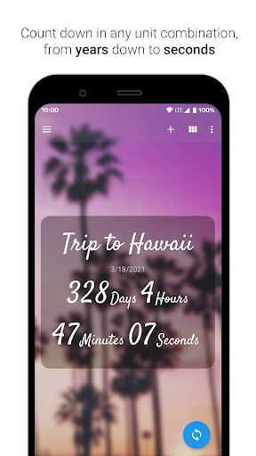 Time Until: Countdown + Widget - Image screenshot of android app