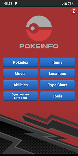 PokeInfo - Image screenshot of android app