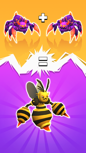 Merge Run Monster ۳D Battle - عکس بازی موبایلی اندروید