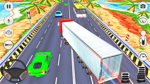 In Truck Driving Race: Euro Truck Games 2021 - عکس بازی موبایلی اندروید
