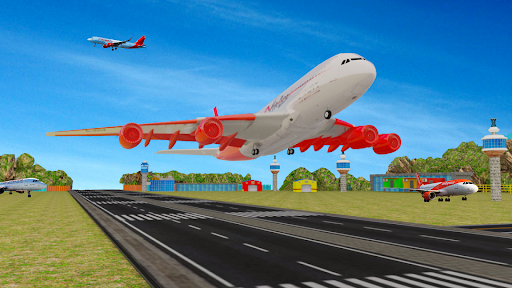 Airplane game flight simulator - عکس بازی موبایلی اندروید