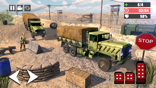 US Army Transport- Army Games - Gameplay image of android game
