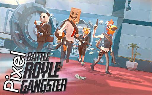 Blocky City Gangster Shooting - Gameplay image of android game