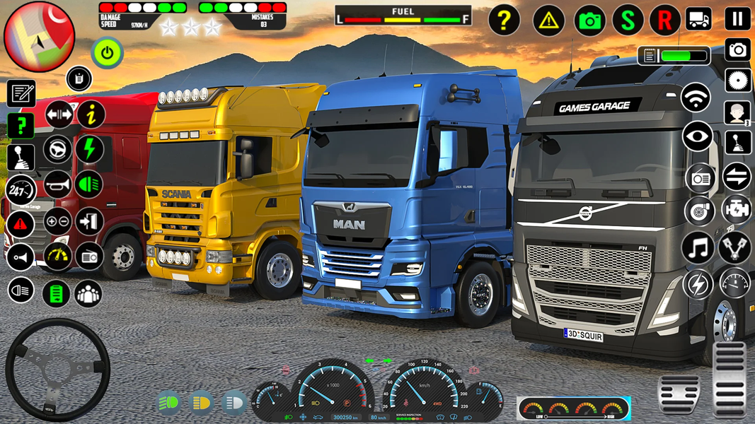 City Cargo Truck Game 3D - Gameplay image of android game
