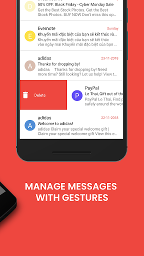 Email - All Mailboxes - Image screenshot of android app