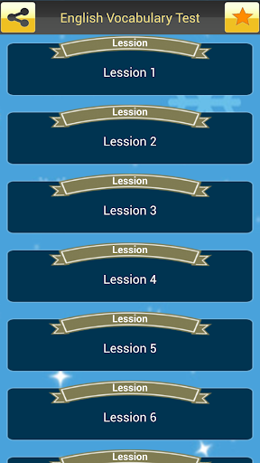 English Vocabulary Test - Image screenshot of android app