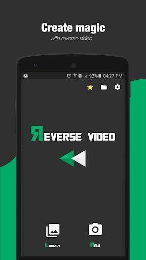 reverse video backwards - Image screenshot of android app