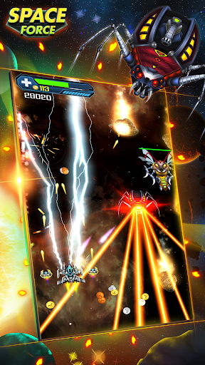 Space Force: Alien war - Gameplay image of android game