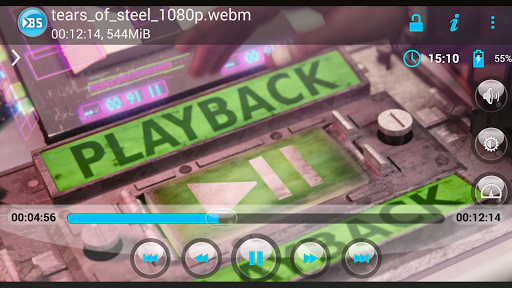 BSPlayer ARMv7+VFP support - Image screenshot of android app