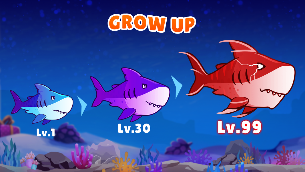 Merge Fish Eater.io - عکس بازی موبایلی اندروید