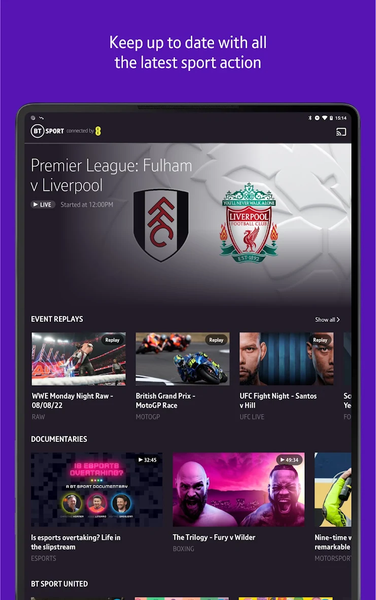 TNT Sports: News & Results - عکس برنامه موبایلی اندروید