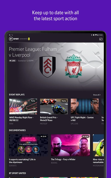 TNT Sports: News & Results - عکس برنامه موبایلی اندروید