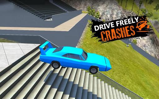 Car Crash Beam  Drive Sim: Death Stairs Jump Down - عکس بازی موبایلی اندروید