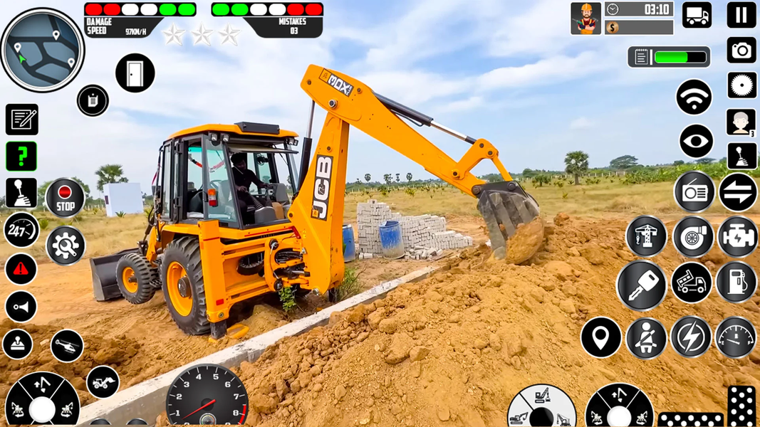 JCB Game 3D Construction Games - عکس بازی موبایلی اندروید