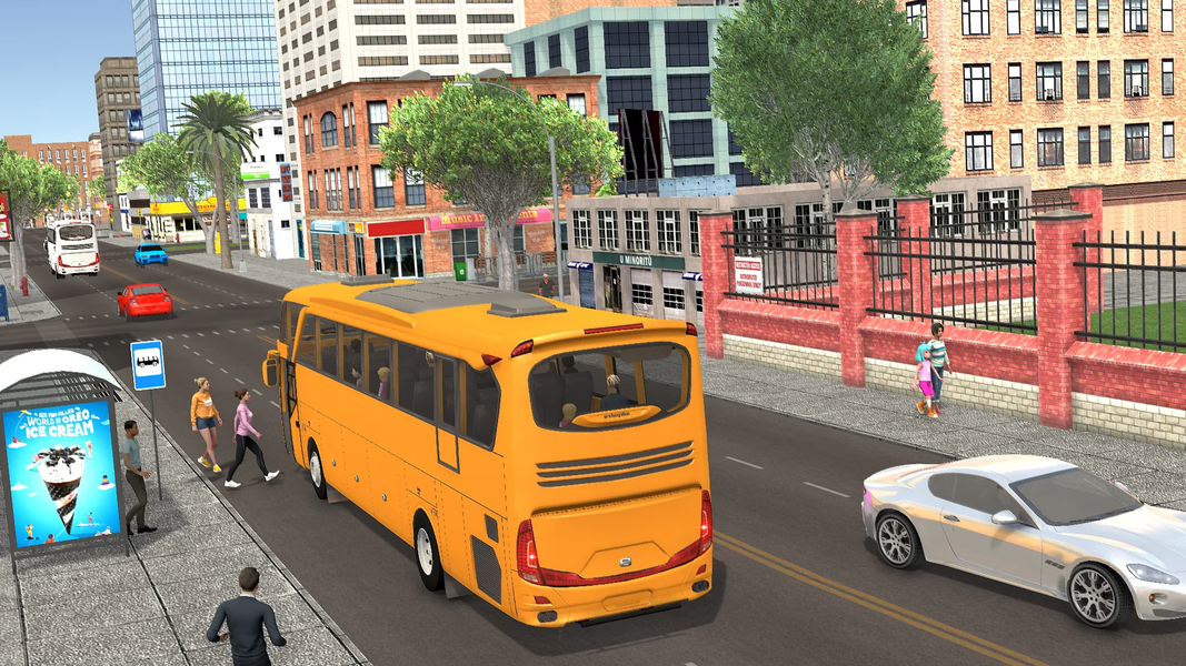 Euro Coach Bus Game Driving 3D - عکس بازی موبایلی اندروید