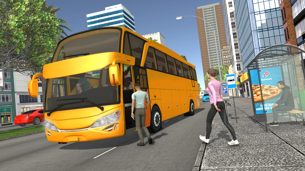 Euro Coach Bus Game Driving ۳D - عکس بازی موبایلی اندروید