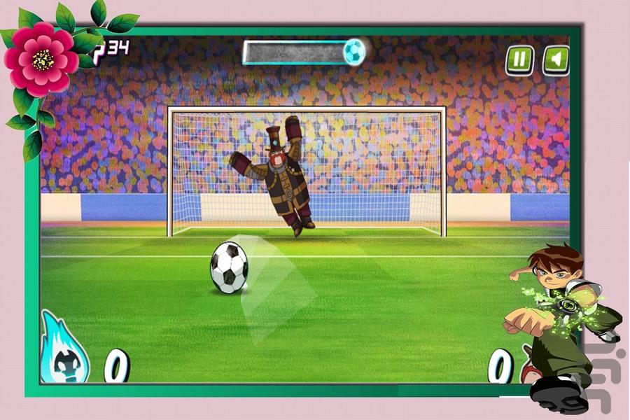 بازی پنالتی بن تن - عکس بازی موبایلی اندروید