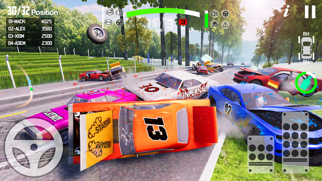 Car Crash Accident Sim:Wreck-F - Gameplay image of android game