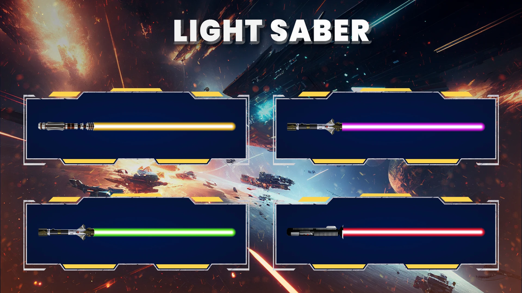 Lightsaber & Gun Simulator - عکس برنامه موبایلی اندروید
