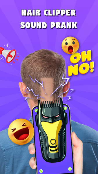 Hair Clipper Prank (jokes) - Image screenshot of android app