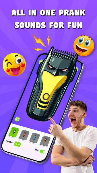 Hair Clipper Prank (jokes) - Image screenshot of android app