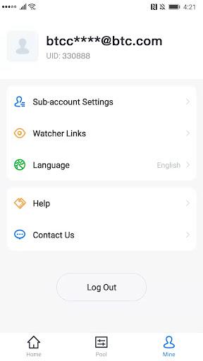 CloverPool - Multi-coins Pool - عکس برنامه موبایلی اندروید