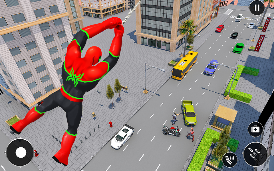 Super Rope Man hero: grand cri - Image screenshot of android app