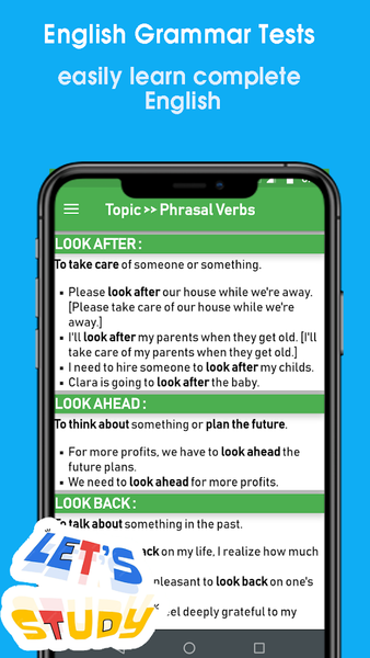 English Grammar Test - Image screenshot of android app