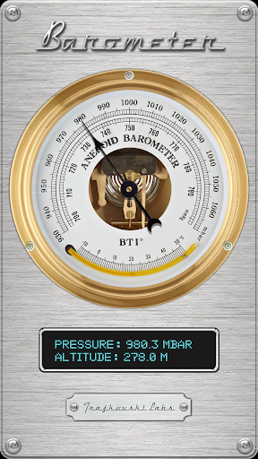 Barometer - Air Pressure - Image screenshot of android app