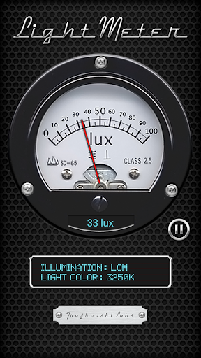Light Meter - Lux & Kelvin - Image screenshot of android app