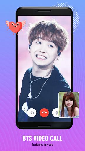 B.T.S. Fake Video Call: B.T.S. Call You - Image screenshot of android app