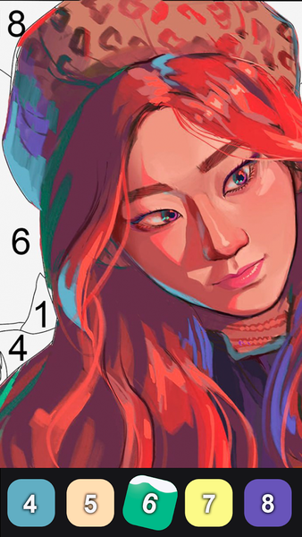 Kpop Paint by Numbers BT۲۱ - عکس بازی موبایلی اندروید