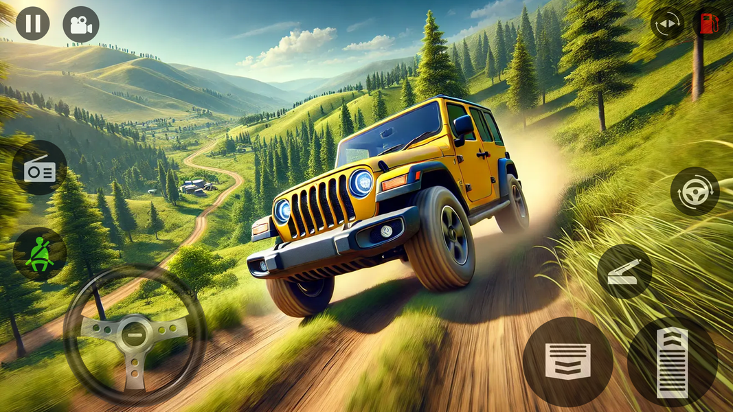 Offroad Jeep Driving ۳D - عکس بازی موبایلی اندروید
