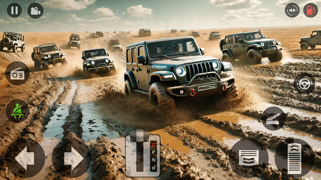 Offroad Jeep Driving ۳D - عکس بازی موبایلی اندروید