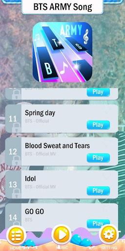 BTS Army Magic Piano Tiles 2020 - BTS Army games - Gameplay image of android game