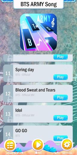 BTS Army Magic Piano Tiles 2020 - BTS Army games - عکس بازی موبایلی اندروید