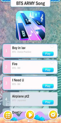 BTS Army Magic Piano Tiles 2020 - BTS Army games - Gameplay image of android game