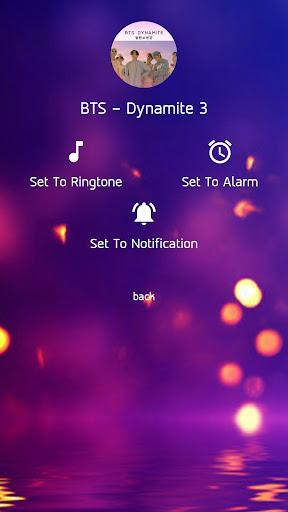 Dynamite - BTS Ringtone & Music - Image screenshot of android app