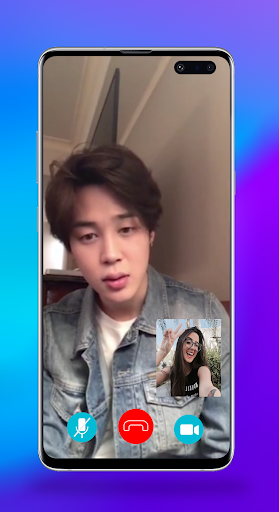 BTS Call You - BTS Fake Video Call - Image screenshot of android app