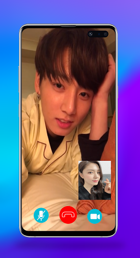 BTS Call You - BTS Fake Video Call - Image screenshot of android app